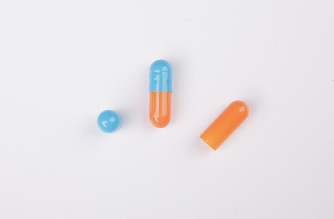 Hard gelatin capsule size 3# gel capsule empty  blue  orange
