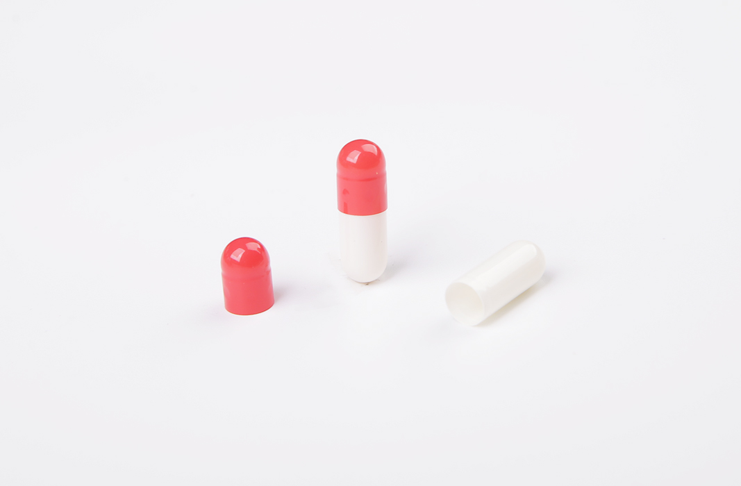 Factory customized 00 size capsule bulk gelatin red white capsule bovine gelatin capsule